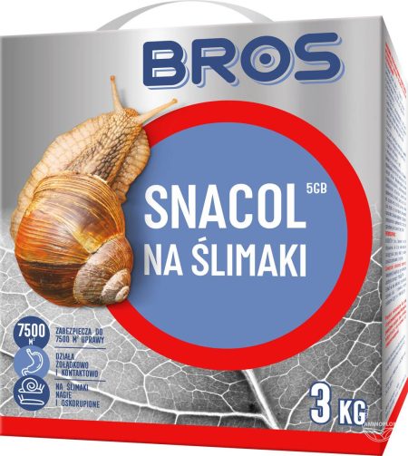SNACOL BROS – granulat, trutka na ślimaki – 3kg