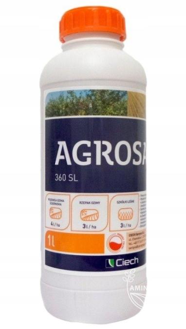 CIECH Agrosar - herbicyd totalny na chwasty, na perz; z glifosatem (360SL) działa jak randap