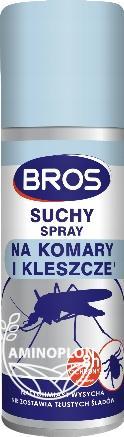 BROS suchy spray na komary i kleszcze 90 ml