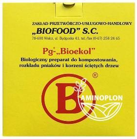 BIOFOOD Bioekol –  Do rozkładania pni, słomy, kompostowanie odpadów organicznych