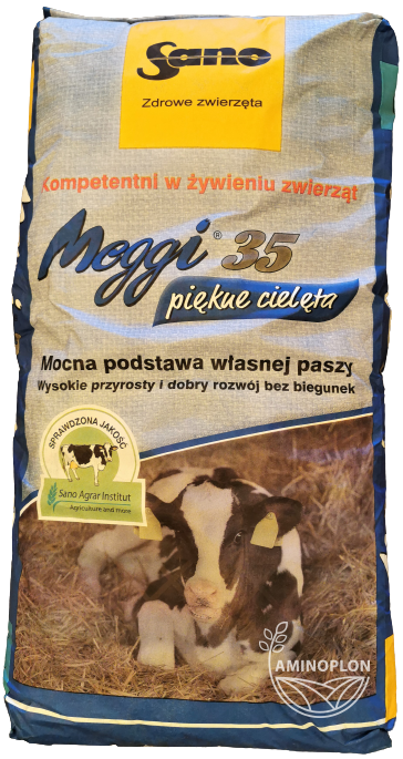 SANO Meggi 35 dla cieląt 25kg – materiał paszowy