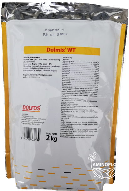 DOLFOS Dolmix WT 2kg – witaminy dla trzody chlewnej – materiał paszowy