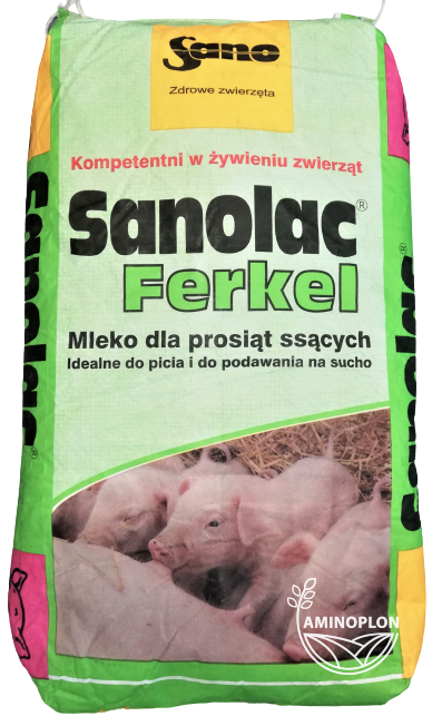 SANO Sanolac Ferkel 25kg – mleko zastępcze dla prosiąt – materiał paszowy