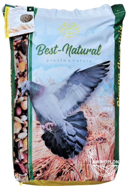 BEST NATURAL Mieszanka zbóż dla Gołębi Krótkodziobów K 20kg