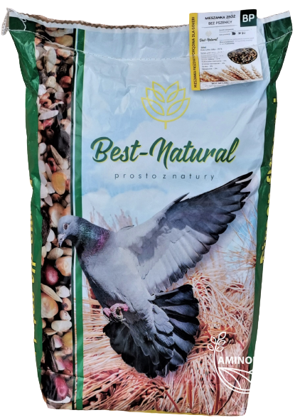BEST NATURAL Mieszanka zbóż dla Gołębi bez pszenicy BP 20kg