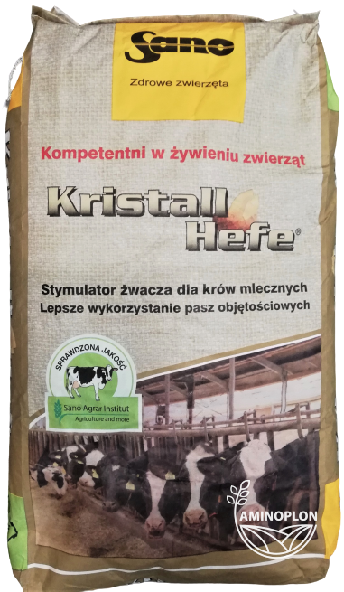 SANO Kristall Hefe 25kg - żywee kultury drożdży dla poprawy pracy żwacza - materiał paszowy