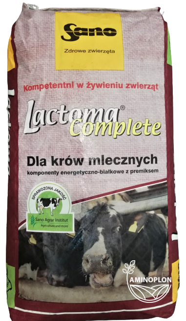 SANO Lactoma Complete 25kg – witaminy, minerały i drożdże dla krów mlecznych - materiał paszowy