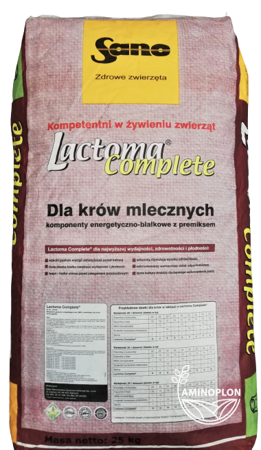 SANO Lactoma Complete 25kg – witaminy, minerały i drożdże dla krów mlecznych - materiał paszowy