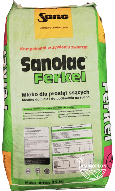 SANO Sanolac Ferkel 25kg - mleko zastępcze dla prosiąt - materiał paszowy
