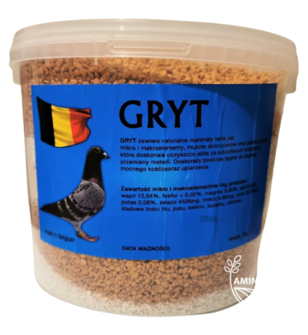 BEST NATURAL Gryt Mineralny wiaderko 6,5kg – materiał paszowy