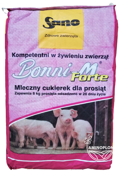 SANO Bonni-M Forte 10kg - mleczny cukierek na wzmożenie apetytu prosiąt ssących - materiał paszowy