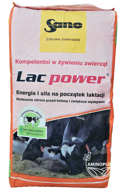 SANO Lac power 25kg - ochrona przed ketozą w okresie laktacji - materiał paszowy