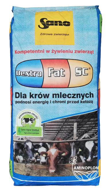 SANO DextroFat SC 25kg – dla poprawy bilansu energetycznego krów wysokowydajnych – materiał paszowy