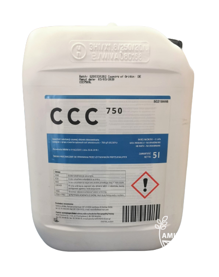 CCC 750SL TAMINCO BVBA – Antywylegacz, regulator wzrostu i rozwoju roślin, skracanie źdźbła