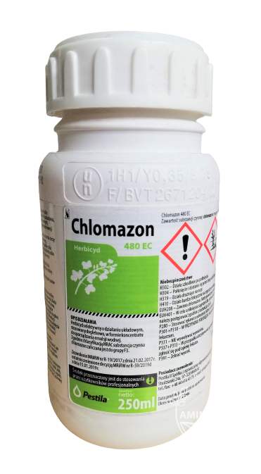 PESTILA Chlomazon (480EC) - niszczy chwasty w okresie kiełkowania w uprawie rzepaku ozimego