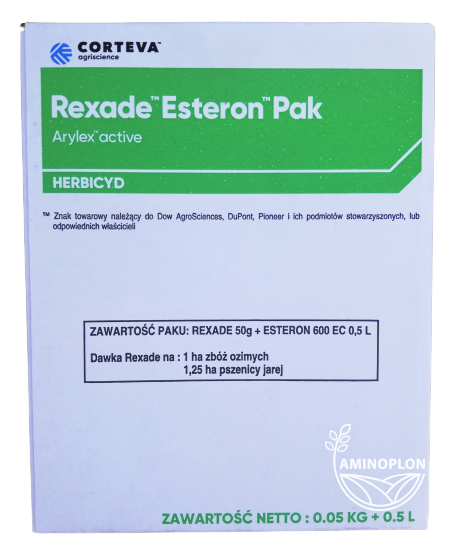 Rexade Arylex Active (600EC) Pak - szeroka gama zwalczania chwastów w zbożach