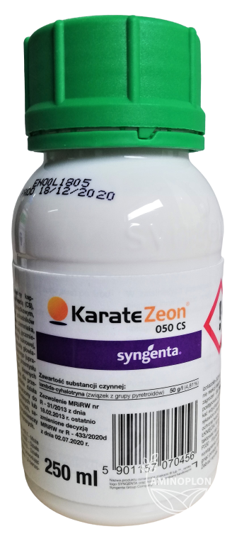 SYNGENTA Karate Zeon (050CS) - zwalcza mszyce, gąsienice, stonkę ziemniaczaną i inne szkodniki