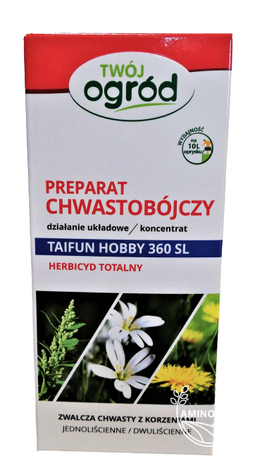 TWÓJ OGRÓD Taifun Hobby (360SL) - środek na bazie glifosatu do zwalczania perzu oraz innych uciążliwych chwastów