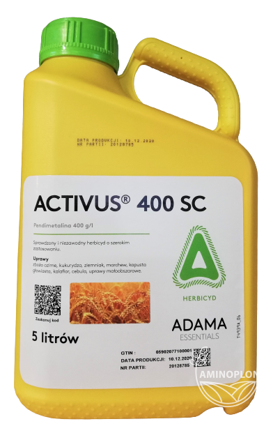 ADAMA Activus (400SC) - zwalczanie chwastów jedno i dwuliściennych w okresie kiełkowania oraz wschodów