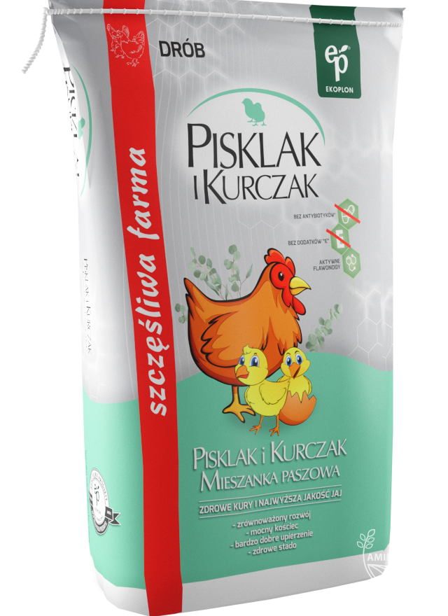 EKOPLON Pisklak - mieszanka pełnoporcjowa dla piskląt - materiał paszowy