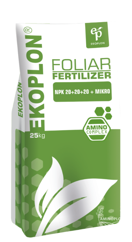 EKOPLON NPK 20-20-20 Amino Complex 25kg – nawóz do zastosowania w większości upraw rolniczych, warzywnych, sadowniczych