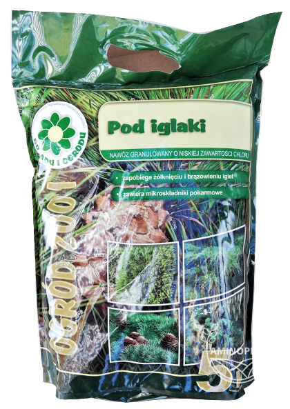 OGRÓD 2001 Nawóz Pod Iglaki – prawidłowy wzrost i pożądane wybarwienie igieł iglaków
