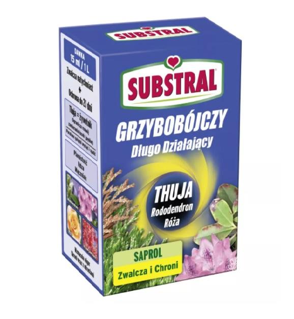 SUBSTRAL Saprol Thuja Środek Grzybobójczy do Thuj 100ml - ogranicza występowanie antraknozy i zamierania łusek i pędów w tujach