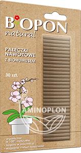 BIOPON Natural 30szt – pałeczki nawozowe z biohumusem
