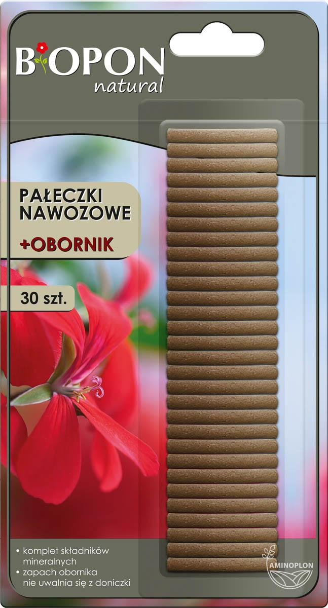 BIOPON Natural pałeczki nawozowe z obornikiem 30szt - naturalne zasilanie roślin