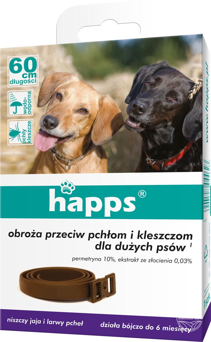 HAPPS obroża przeciw pchłom i kleszczom dla psów