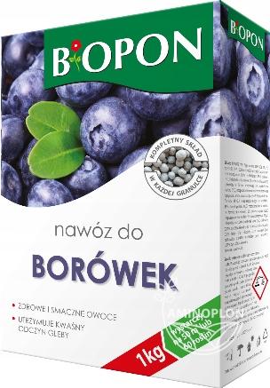 BIOPON Nawóz do borówek - wieloskładnikowy nawóz do roślin kwasolubnych
