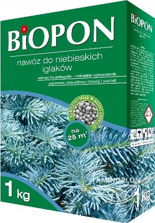 BIOPON Nawóz do niebieskich iglaków - odżywia i reguluje odczyn podłoża