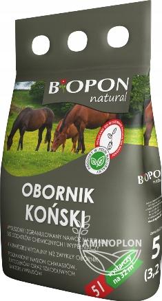 BIOPON Obornik koński granulowany - naturalne odżywienie dla roślin
