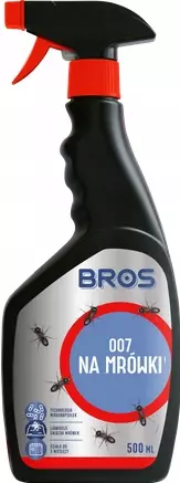 BROS 007 Spray na owady biegające – skuteczny przeciw prusakom, karaluchom, pluskwom, rybikom, mrówkom