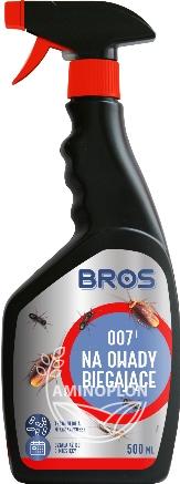BROS 007 Spray na owady biegające – skuteczny przeciw prusakom, karaluchom, pluskwom, rybikom, mrówkom