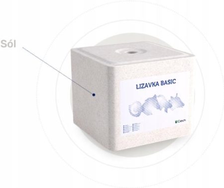 CIECH Lizawka solna biała BASIC 10kg – bydła, kóz, koni, owiec, zwierzyny płowej i zwierząt roślinożernych – materiał paszowy