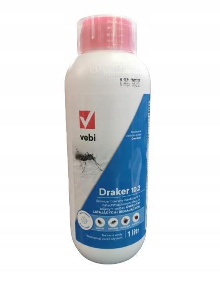 VEBI Draker – bezwzględny trójskładnik na pluskwy, mrówki, komary, kleszcze, osy, muchy