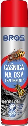 BROS Gaśnica na osy i szerszenie - aerozol do samodzielnego zwalczania i niszczenia gniazd na tarasach, balkonach i w ogrodach