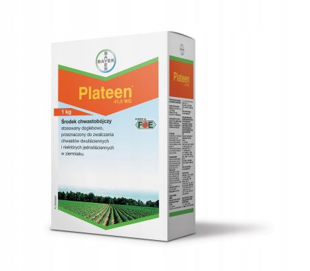 BAYER Plateen (41,5 WG) – do zwalczania chwastów takich jak dymnica, fiołek, gwiazdnica, tobołki, tasznik w uprawie ziemniaka i soi