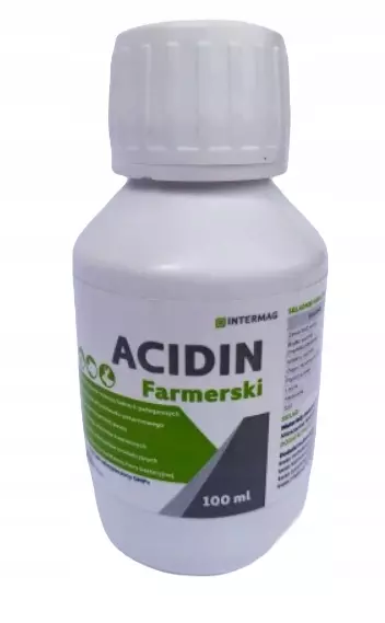 INTERMAG Acidin Farmerski – wieloskładnikowy zakwaszacz przewodu pokarmowego dla wszystkich zwierząt gospodarskich *mat paszowy*