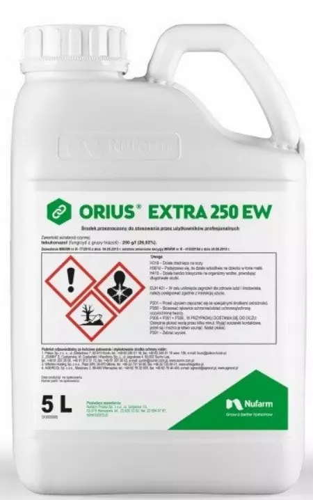 NUFARM Orius Extra (250 EW) – zaprawa zbożowa w płynie do pszenicy, jęczmienia i rzepaku stosowana wiosną i jesienią