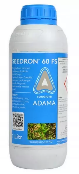 ADAMA Seedron (60 FS) - Płynna zaprawa do ziaren siewnych zbóż ozimych z przewagą fludioksonilu