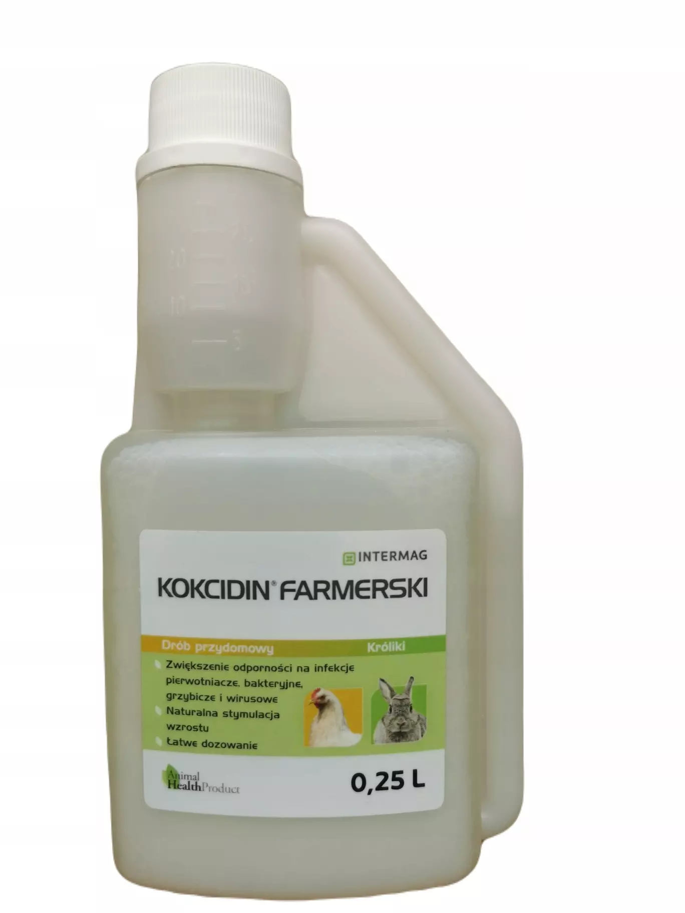 INTERMAG Kokcidin farmerski - profilaktyka kokcydiozy, stymulacja odporności drobiu i królików *mat paszowy*