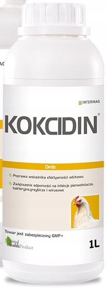 INTERMAG Kokcidin – Profesjonalny środek na kokcydiozę do stosowania w fermach drobiu i gołębii *mat paszowy*
