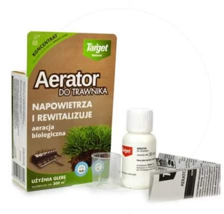TARGET Aerator mikrobiologiczny do trawnika – napowietrza, rewitalizuje i użyźnia glebę
