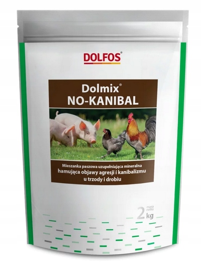 Dolfos DOLMIX NO-KANIBAL – łagodzi stres i kanibalizm w stadzie spowodowane niedoborami w diecie