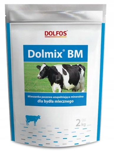 DOLFOS DOLMIX BM – mieszanka uzupełniająca mineralna dla krów mlecznych średniowydajnych hodowanych tradycyjnie