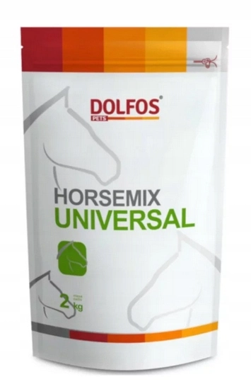 DOLFOS HORSEMIX UNIVERSAL – uniwersalna mieszanka uzupełniająca witaminy minerały dla wszystkich grup koni