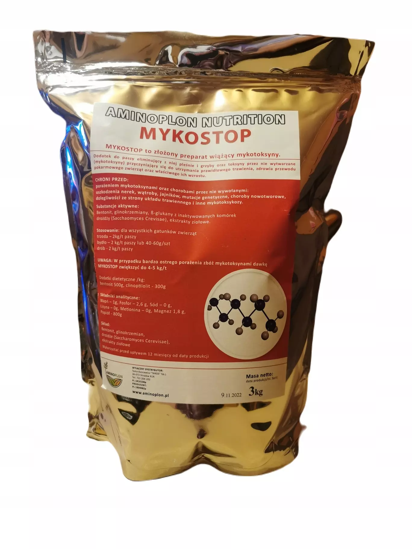 Aminoplon Nutrition Mykostop - higienizacja paszy, niszczenie grzybów i pleśni, ochrona przed mykotoksynami