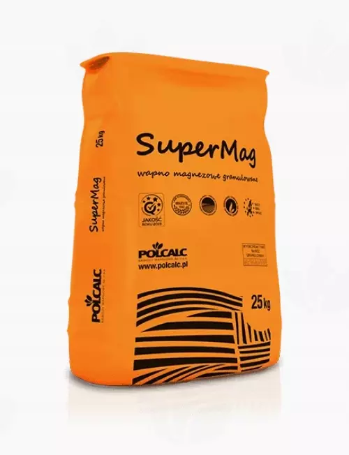 POLCALC SuperMag wapno magnezowe granulowane 25kg wysokoreaktywny nawóz o najwyższych parametrach odkwaszających